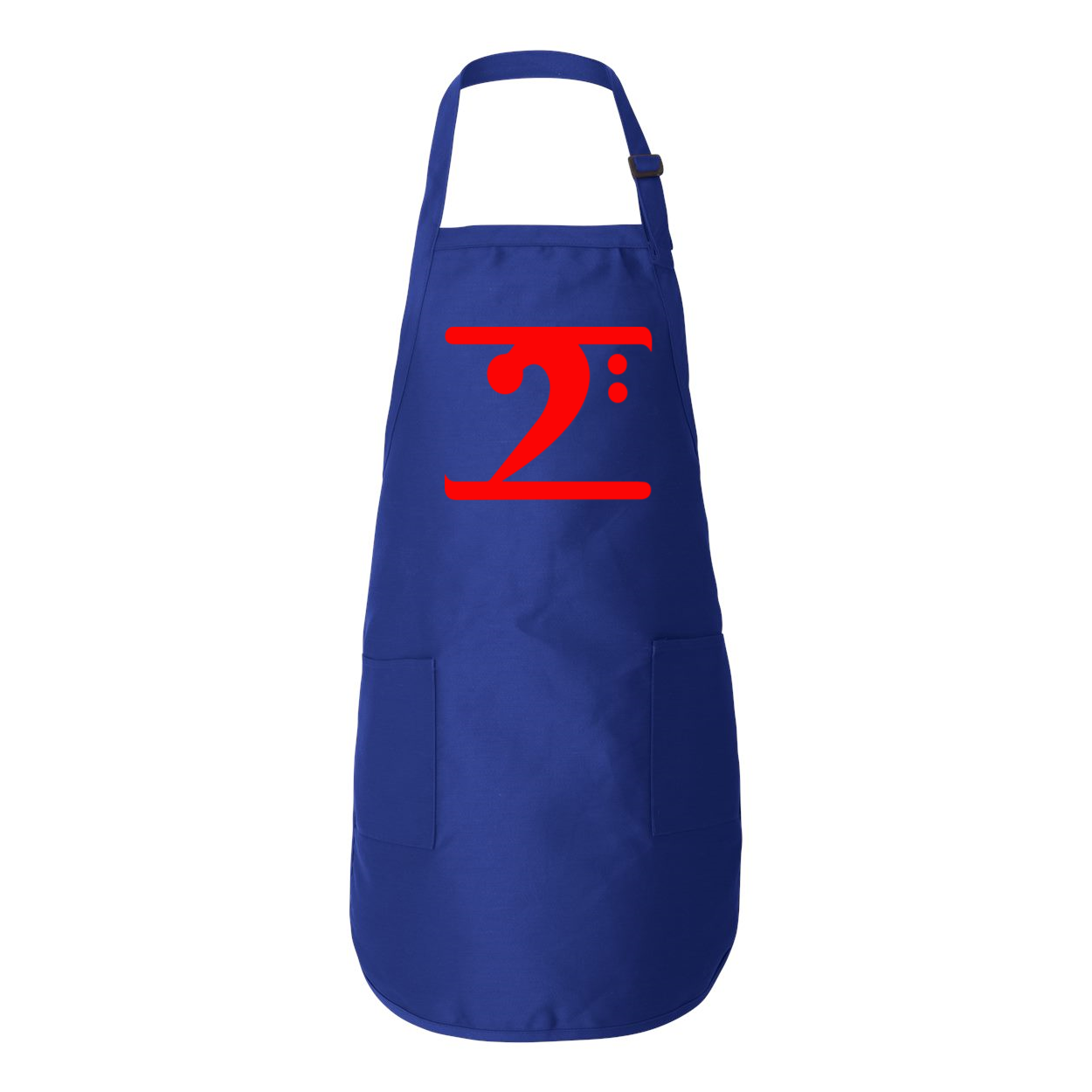 RED LOGO Full-Length Apron with Pockets - Lathon Bass Wear