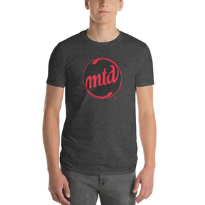 MTD RED & BLACK FILLED LOGO Short-Sleeve T-Shirt